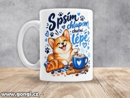 Hrnek - 0194 - S psím chlupem chutná všechno lépe